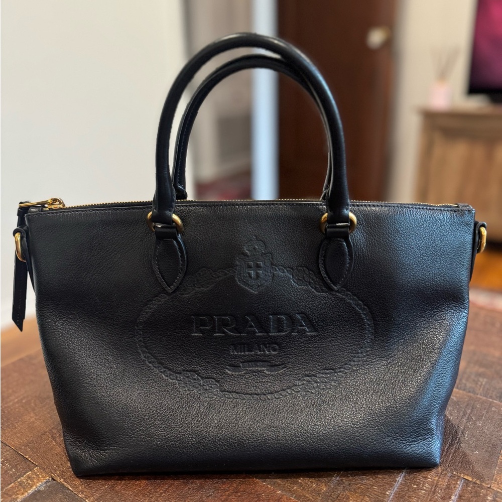 Prada Black Leather Bag
